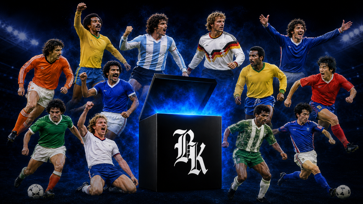 International Retro Mystery Football Shirt Box
