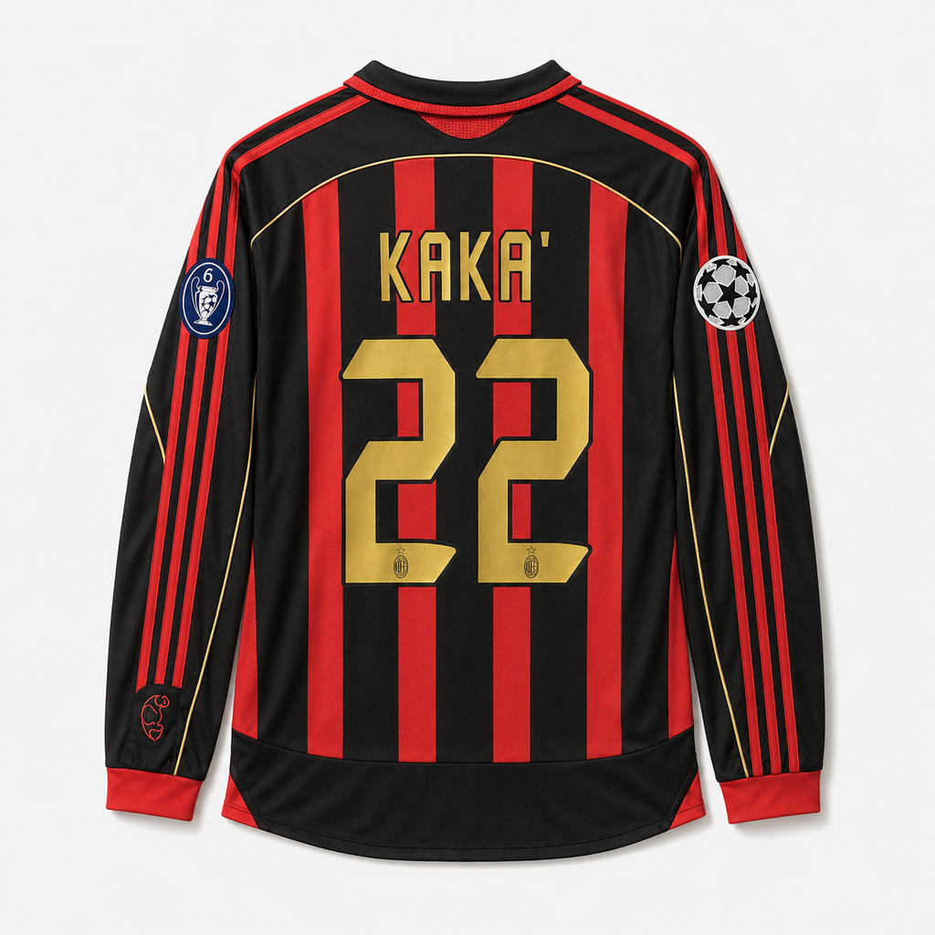 AC Milan 2006/07 Retro Home Jersey – Kaká #22